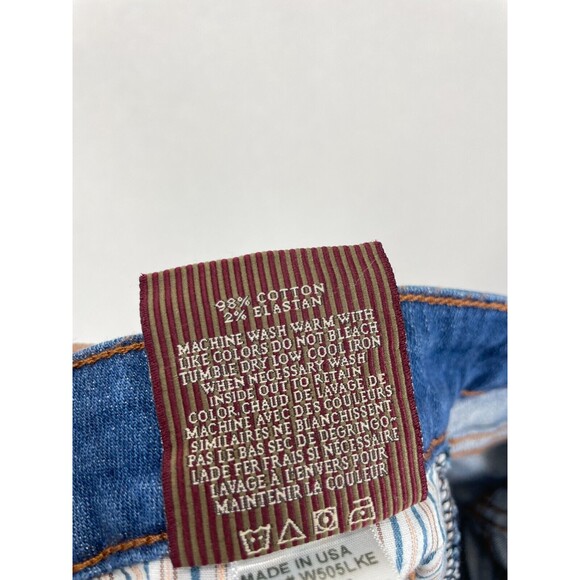 Raven Denim Womens Size 26 Medium Wash Boot Cut Jeans‎ Stretch Low Rise Retro - Picture 11 of 11